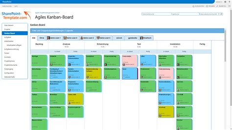 Microsoft OneNote Kanban Template