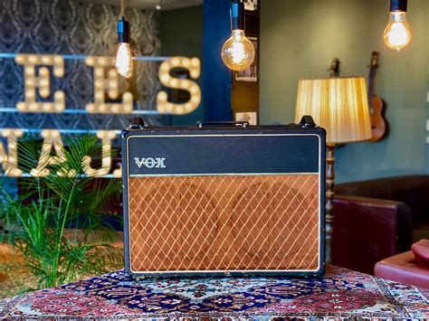 1964 Jmi Vox Ac30 Twin 2x12 Red Copper Panel Combo Treble Non Top Boost