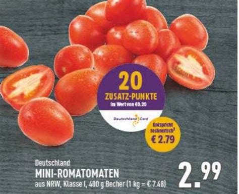 Mini Romatomaten Angebot Bei Marktkauf Prospekte De