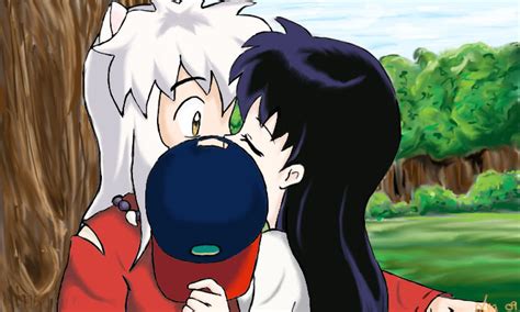 Kagome Kiss Inuyasha By Leakita On Deviantart