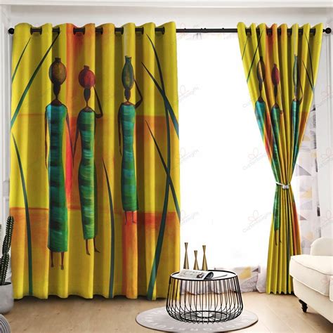 Order Three African Women Window Curtain From Brightroomy Now