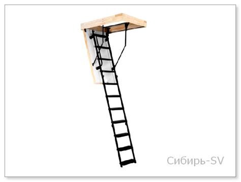 Раздвижные лестницы на чердак