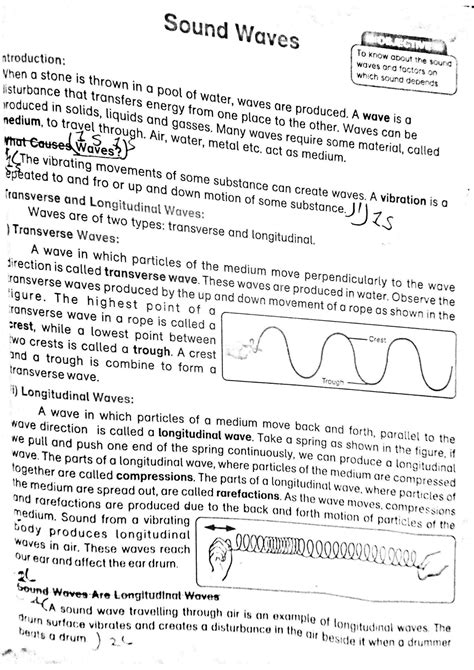 SOLUTION: Soundwaves science - Studypool