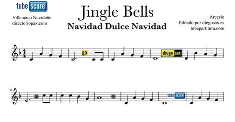 Diegosax Jingle Bells Tablatura Y Partitura Del Punteo De Guitarra