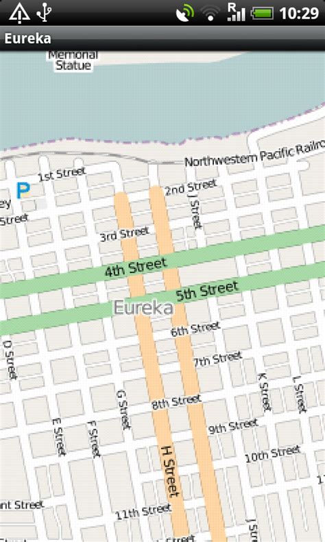 Eureka Ca Street Map Appstore For Android