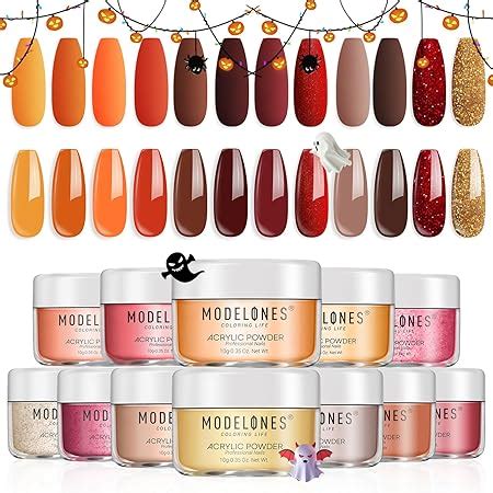 Amazon Acrylic Powder Set Modelones Colors Nude Acrylic Nail Powder Professional