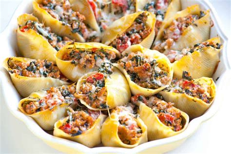 Sausage Stuffed Shells Recipe