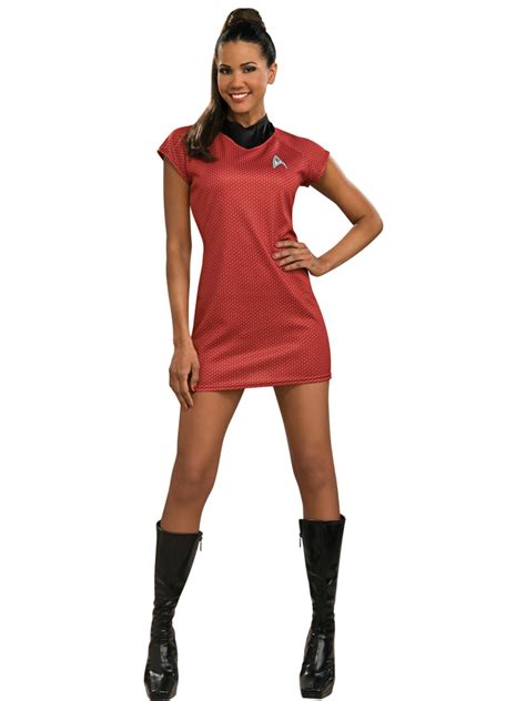 Women's Star Trek Deluxe Red Uhura Uniform Costume