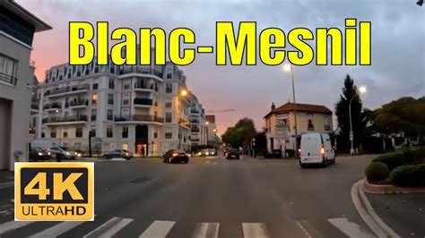 Downtown Le Blanc Mesnil Driving French Region YouTube