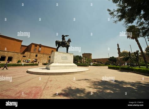 Statue Of Ibrahim Pasha Military Museum In The Citadel Islamic Cairo