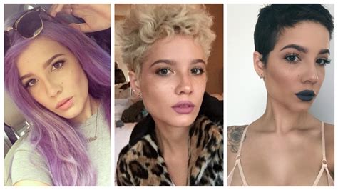 Halsey with Long Hair - Halsey Pixie Haircut | Teen Vogue