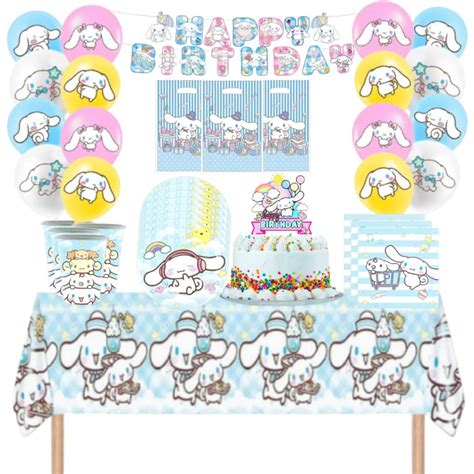 Cotill N Globos Decorativo Cinnamoroll Tu Fiesta A Un Click