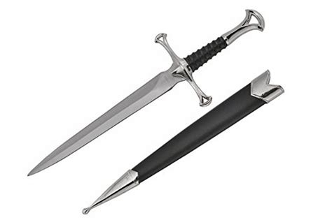 Wuu Jau Co H 5922 Medieval Dagger With Black Scabbard 14