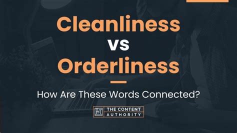 Cleanliness Vs Orderliness How Are These Words Connected