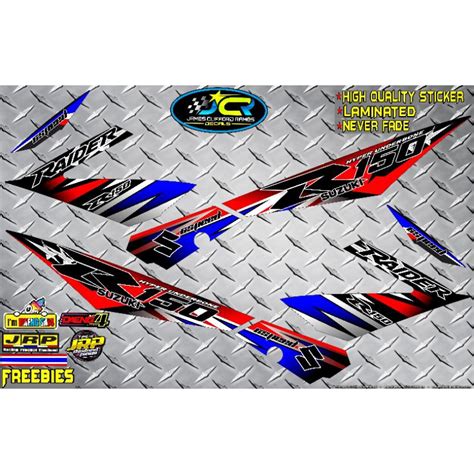 Raider 150 Fi Stock Decals Sticker Shopee Philippines