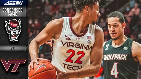 NC State Vs Virginia Tech Condensed Game 2021 22 ACC Mens