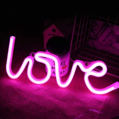 Love Neon Sign Love Neon Sign Neon Light Signs Led Neon Lighting