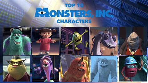 Top 10 Monsters Inc Characters by Ivonalan on DeviantArt