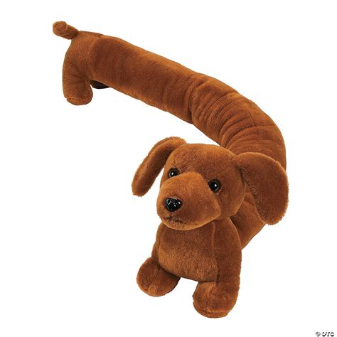Plush Weiner Dogs - 12 Count - Stuffed Dachsunds - 3 Foot Long