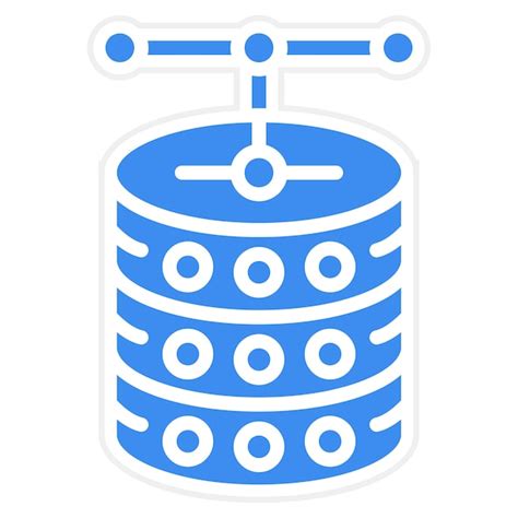 Premium Vector Database Icon Style