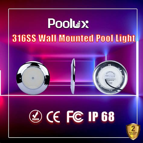 12V 260 30mm 18W Resin Filled Wall Mounted Underwater Swimming Pool