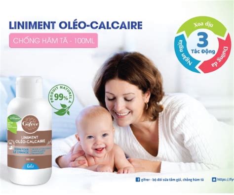 Kem Bôi Chống Hăm Tã Gilbert Liniment Oléo Calcaire Cho Bé