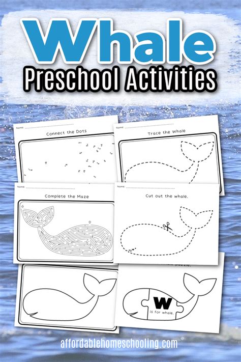 Free Printable Whale Activities For Preschoolers