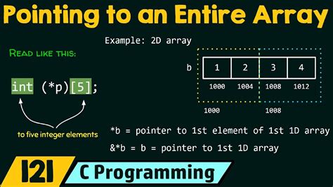 Pointer Pointing To An Entire Array YouTube