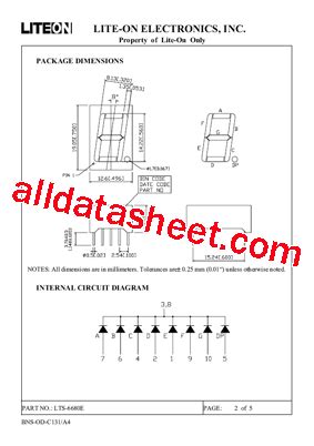 Lts E Datasheet Pdf Lite On Technology Corporation