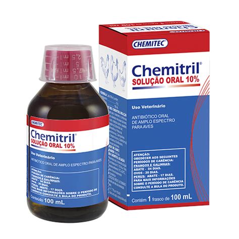 Para Que Serve O Remédio Chemitril - Antibiótico Chemitril® Solução Oral 10% - Chemitec®