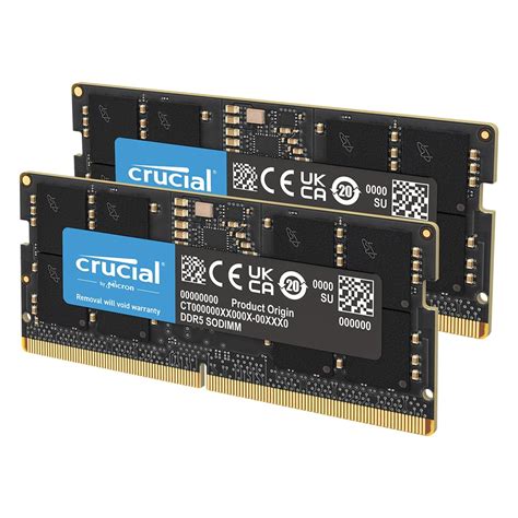 CRUCIAL 48GB KIT 2X24GB DDR5 5600 SODIMM CL46 16GBIT (CT2K24G56C46S5)