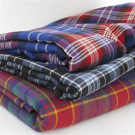 10oz Pure Wool Tartan Fabric Scotlandshop