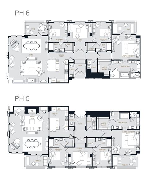 High Rise Apartment Floor Plans