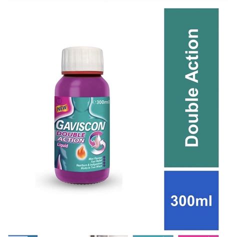 Jual Gaviscon Double Action Liquid 300ml Exp June 2024 Shopee Indonesia