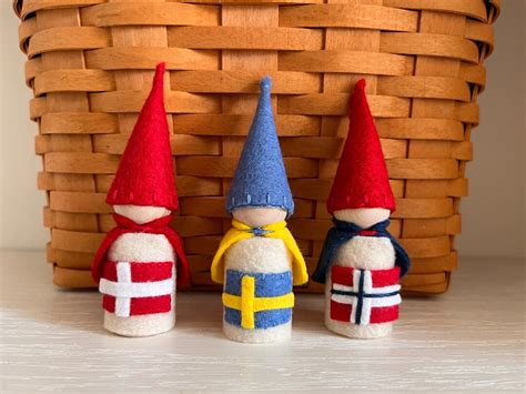 Scandinavian Gnomes. Nordic Gnomes. Flag Gnomes. International - Etsy