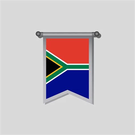 South African Flag Outline