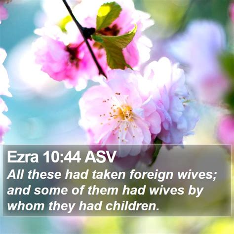 Ezra 10 Scripture Images Ezra Chapter 10 Asv Bible Verse Pictures