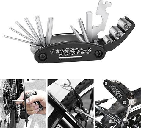 Fahrrad Multitool 16 In1 Faltbares Fahrrad Reparaturset Fahrrad