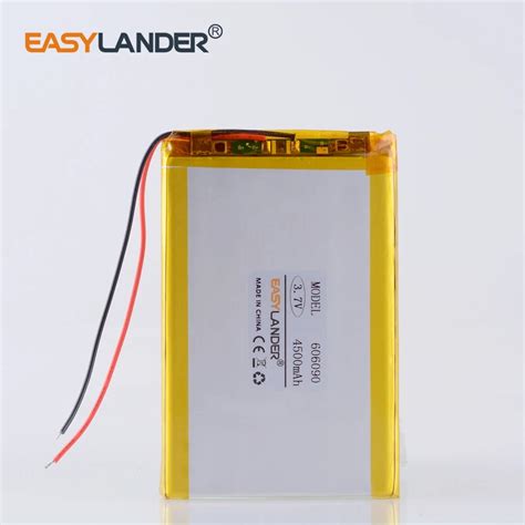 Akumulator Premium 606090 3.7V volt 4500mAh lipo polimerowe baterie ...