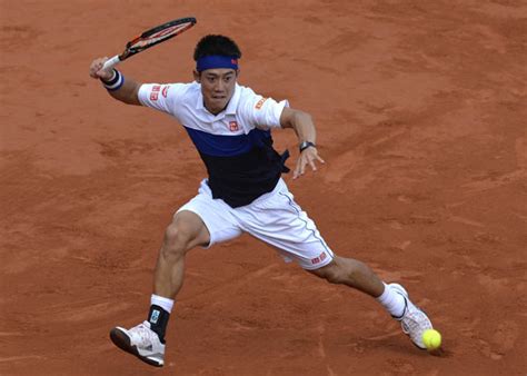 全仏オープン男子シングルス準々決勝：男子テニス 錦織圭 2015 写真特集：時事ドットコム