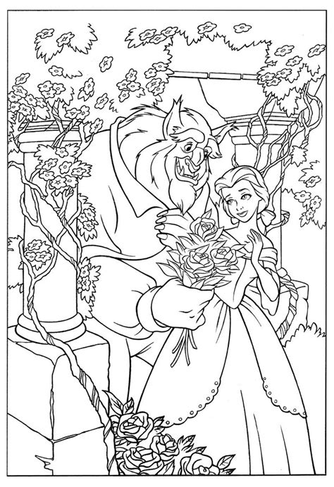 Coloring Pages Beauty And The Beast - Coloring Home