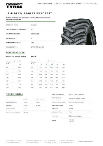 25080r16 119g Tri 2 Steel Tl Nokian Heavy Tyres Ltd Pdf Catalogs