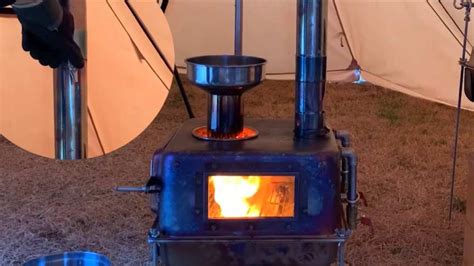 Homemade Gravity Fed Pellet Stove Burner