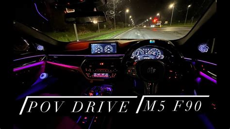 POV Night Drive BMW F90 M5 Stage 2 LED Steering Wheel YouTube