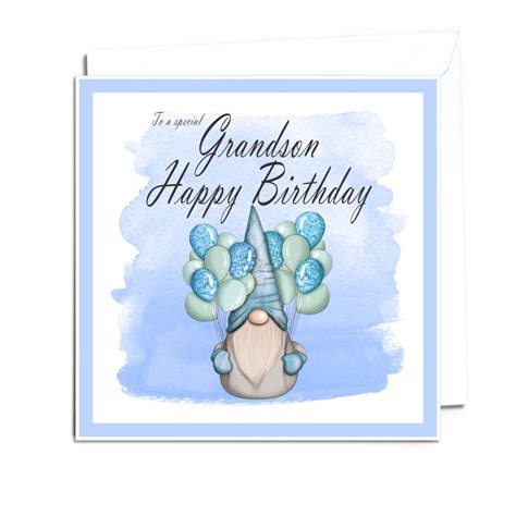 Grandson Birthday Cards Printable