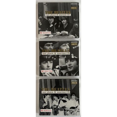 RARE PHOTOS INTERVIEW CD SET Limited Edition Beatle Memories