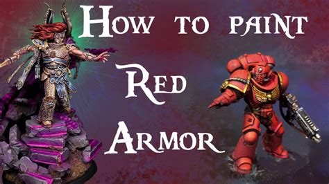 How To Speed Paint Red Armor The Pirate Monkey Way K Youtube