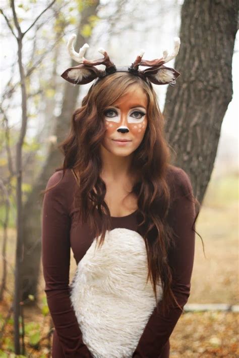 flattery deer halloween costume tutorial karneval kostum selber