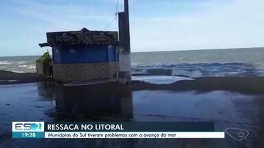 Boa Noite Esp Rito Santo Edi O Regional Ressaca No Litoral