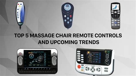 Top 5 Massage Chair Remote Controllers And Upcoming Trends Kosei Healthcare Massage Chair